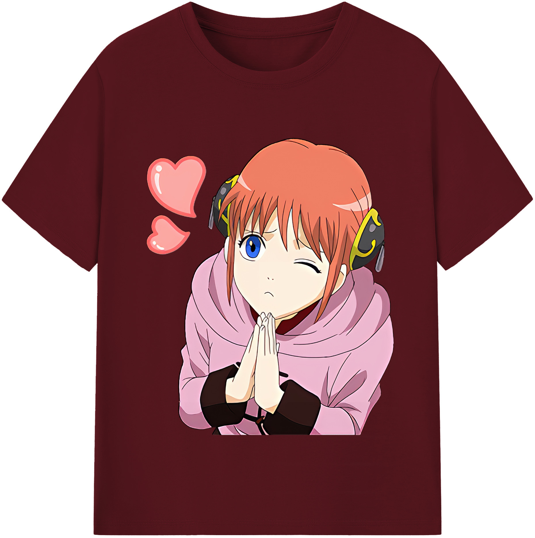 ぎんたま 坂田銀時（さかたぎんとき） 神楽 志村新八（しむら しんぱち） GINTAMA Sakata Gintoki Kagura Shimura Shinpachi 綿100％半袖Tシャツ（フロントプリント）
